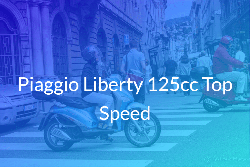 piaggio liberty 125cc top speed