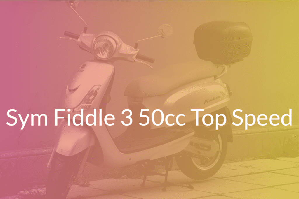 sym fiddle 3 50cc top speed
