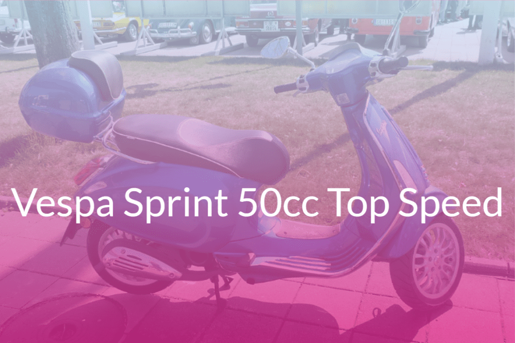 vespa sprint 50cc top speed