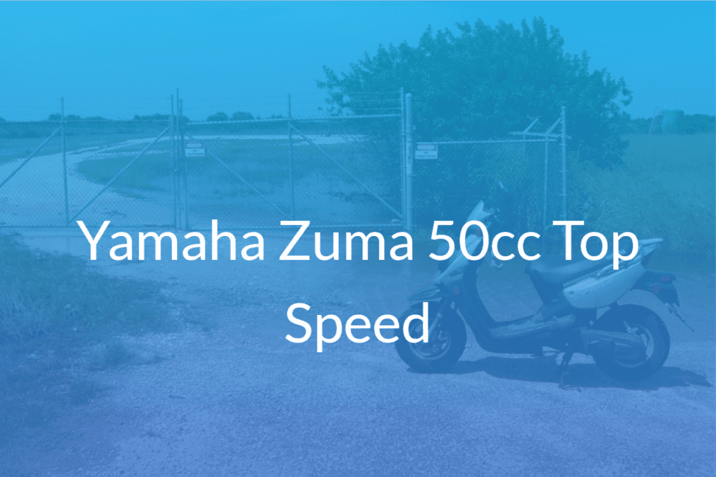 yamaha zuma 50cc top speed