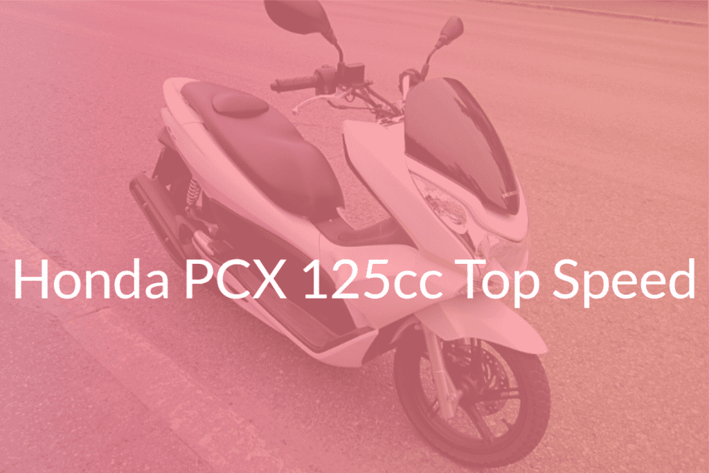 Honda PCX 125cc top speed