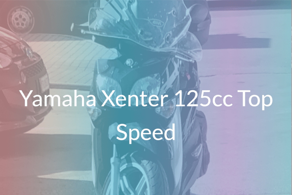 Yamaha Xenter 125cc top speed