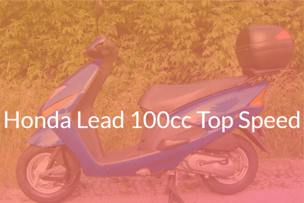 honda lead 100cc top speed