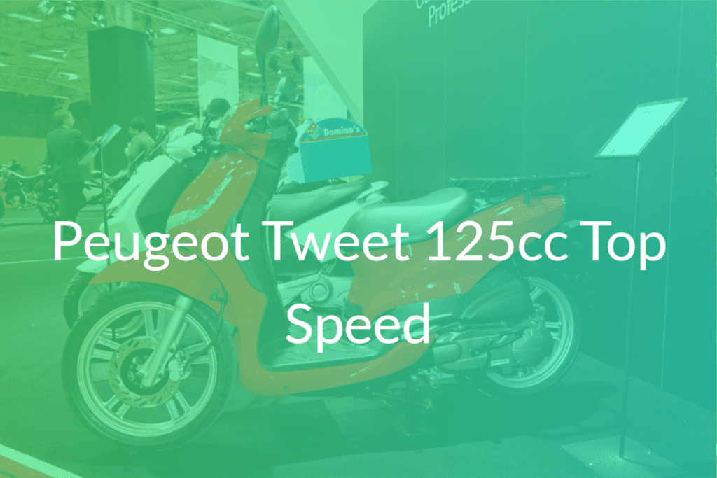 peugeot tweet 125cc top speed