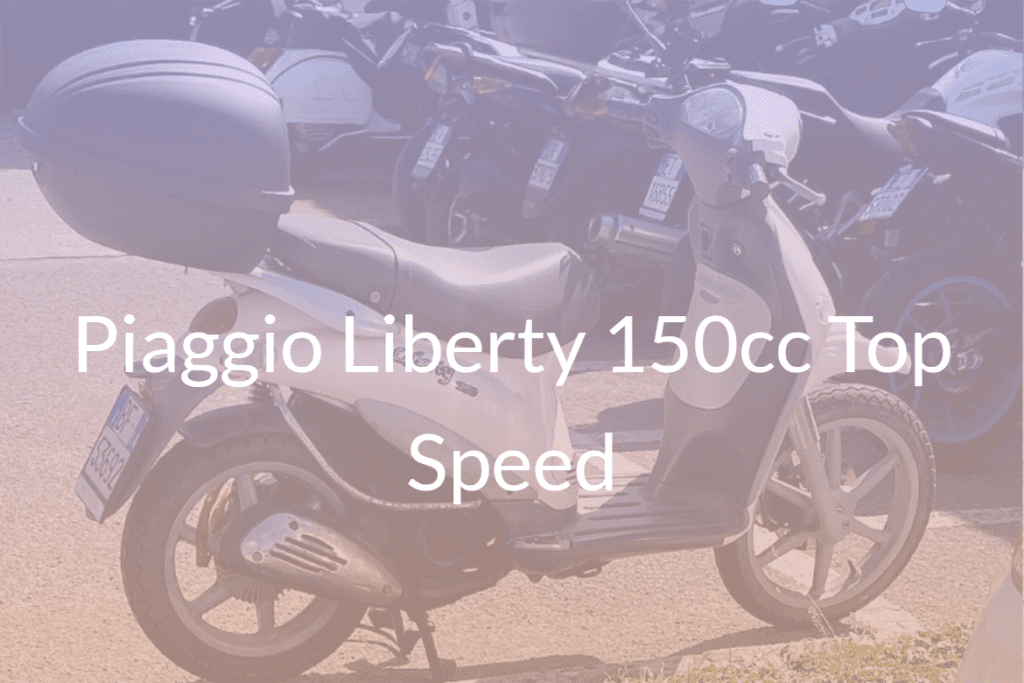 piaggio liberty 150cc top speed