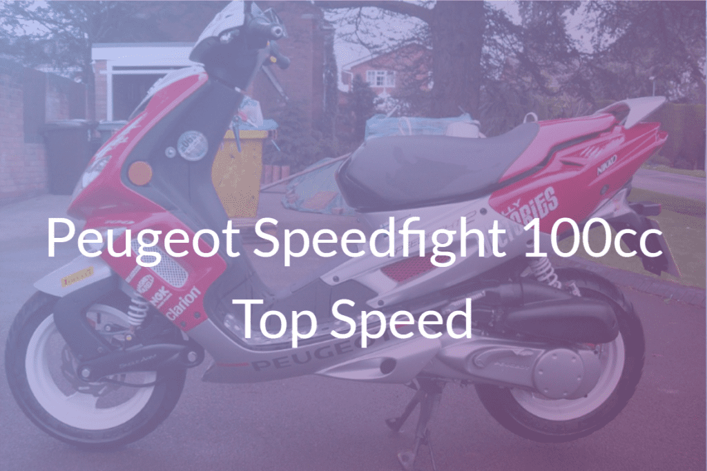 peugeot speedfight 100cc top speed